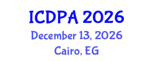 International Conference on Developmental Psychology and Adolescence (ICDPA) December 13, 2026 - Cairo, Egypt