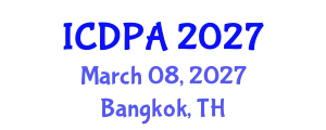 International Conference on Developmental Psychology and Adolescence (ICDPA) March 08, 2027 - Bangkok, Thailand
