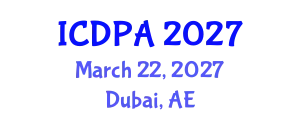 International Conference on Developmental Psychology and Adolescence (ICDPA) March 22, 2027 - Dubai, United Arab Emirates