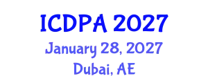 International Conference on Developmental Psychology and Adolescence (ICDPA) January 28, 2027 - Dubai, United Arab Emirates