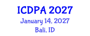 International Conference on Developmental Psychology and Adolescence (ICDPA) January 14, 2027 - Bali, Indonesia