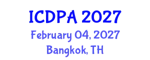 International Conference on Developmental Psychology and Adolescence (ICDPA) February 04, 2027 - Bangkok, Thailand