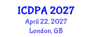 International Conference on Developmental Psychology and Adolescence (ICDPA) April 22, 2027 - London, United Kingdom