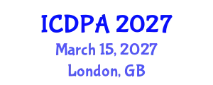 International Conference on Developmental Psychology and Adolescence (ICDPA) March 15, 2027 - London, United Kingdom