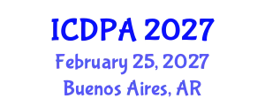 International Conference on Developmental Psychology and Adolescence (ICDPA) February 25, 2027 - Buenos Aires, Argentina