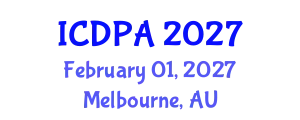 International Conference on Developmental Psychology and Adolescence (ICDPA) February 01, 2027 - Melbourne, Australia