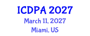 International Conference on Developmental Psychology and Adolescence (ICDPA) March 11, 2027 - Miami, United States