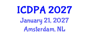 International Conference on Developmental Psychology and Adolescence (ICDPA) January 21, 2027 - Amsterdam, Netherlands