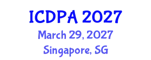 International Conference on Developmental Psychology and Adolescence (ICDPA) March 29, 2027 - Singapore, Singapore