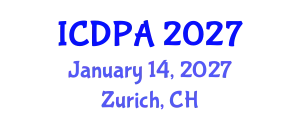 International Conference on Developmental Psychology and Adolescence (ICDPA) January 14, 2027 - Zurich, Switzerland