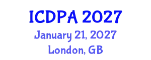 International Conference on Developmental Psychology and Adolescence (ICDPA) January 21, 2027 - London, United Kingdom