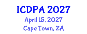 International Conference on Developmental Psychology and Adolescence (ICDPA) April 15, 2027 - Cape Town, South Africa