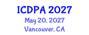 International Conference on Developmental Psychology and Adolescence (ICDPA) May 20, 2027 - Vancouver, Canada