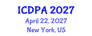 International Conference on Developmental Psychology and Adolescence (ICDPA) April 22, 2027 - New York, United States