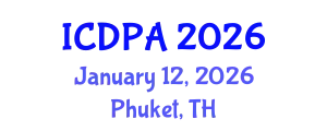 International Conference on Developmental Psychology and Adolescence (ICDPA) January 12, 2026 - Phuket, Thailand