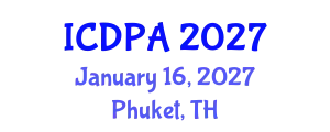 International Conference on Developmental Psychology and Adolescence (ICDPA) January 16, 2027 - Phuket, Thailand