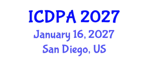 International Conference on Developmental Psychology and Adolescence (ICDPA) January 16, 2027 - San Diego, United States
