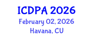 International Conference on Developmental Psychology and Adolescence (ICDPA) February 02, 2026 - Havana, Cuba