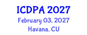 International Conference on Developmental Psychology and Adolescence (ICDPA) February 03, 2027 - Havana, Cuba