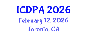 International Conference on Developmental Psychology and Adolescence (ICDPA) February 12, 2026 - Toronto, Canada