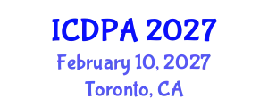 International Conference on Developmental Psychology and Adolescence (ICDPA) February 10, 2027 - Toronto, Canada