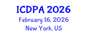 International Conference on Developmental Psychology and Adolescence (ICDPA) February 16, 2026 - New York, United States