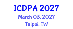 International Conference on Developmental Psychology and Adolescence (ICDPA) March 03, 2027 - Taipei, Taiwan