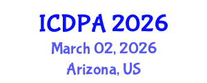 International Conference on Developmental Psychology and Adolescence (ICDPA) March 02, 2026 - Arizona, United States