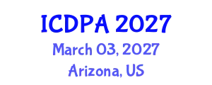 International Conference on Developmental Psychology and Adolescence (ICDPA) March 03, 2027 - Arizona, United States