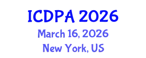 International Conference on Developmental Psychology and Adolescence (ICDPA) March 16, 2026 - New York, United States