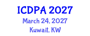 International Conference on Developmental Psychology and Adolescence (ICDPA) March 24, 2027 - Kuwait, Kuwait