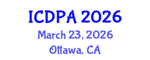 International Conference on Developmental Psychology and Adolescence (ICDPA) March 23, 2026 - Ottawa, Canada