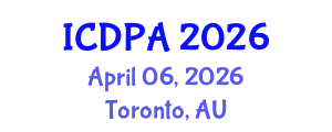 International Conference on Developmental Psychology and Adolescence (ICDPA) April 06, 2026 - Toronto, Australia