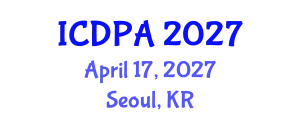 International Conference on Developmental Psychology and Adolescence (ICDPA) April 17, 2027 - Seoul, Republic of Korea