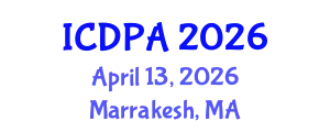 International Conference on Developmental Psychology and Adolescence (ICDPA) April 13, 2026 - Marrakesh, Morocco