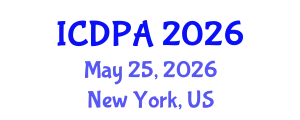 International Conference on Developmental Psychology and Adolescence (ICDPA) May 25, 2026 - New York, United States