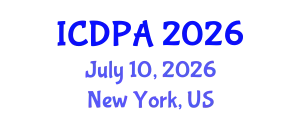 International Conference on Developmental Psychology and Adolescence (ICDPA) July 10, 2026 - New York, United States