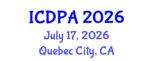 International Conference on Developmental Psychology and Adolescence (ICDPA) July 17, 2026 - Quebec City, Canada