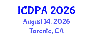 International Conference on Developmental Psychology and Adolescence (ICDPA) August 14, 2026 - Toronto, Canada