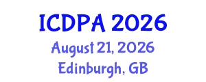 International Conference on Developmental Psychology and Adolescence (ICDPA) August 21, 2026 - Edinburgh, United Kingdom