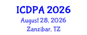 International Conference on Developmental Psychology and Adolescence (ICDPA) August 28, 2026 - Zanzibar, Tanzania