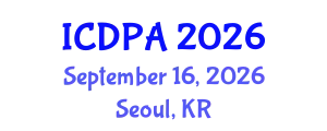 International Conference on Developmental Psychology and Adolescence (ICDPA) September 16, 2026 - Seoul, Republic of Korea