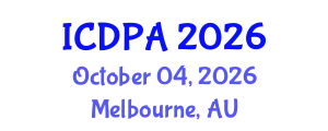 International Conference on Developmental Psychology and Adolescence (ICDPA) October 04, 2026 - Melbourne, Australia