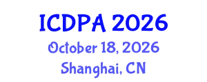 International Conference on Developmental Psychology and Adolescence (ICDPA) October 18, 2026 - Shanghai, China