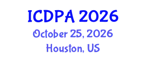 International Conference on Developmental Psychology and Adolescence (ICDPA) October 25, 2026 - Houston, United States