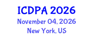 International Conference on Developmental Psychology and Adolescence (ICDPA) November 04, 2026 - New York, United States