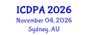 International Conference on Developmental Psychology and Adolescence (ICDPA) November 04, 2026 - Sydney, Australia