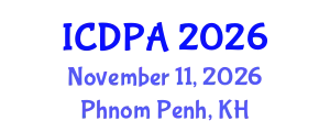 International Conference on Developmental Psychology and Adolescence (ICDPA) November 11, 2026 - Phnom Penh, Cambodia