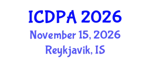 International Conference on Developmental Psychology and Adolescence (ICDPA) November 15, 2026 - Reykjavik, Iceland