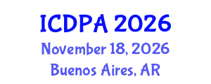 International Conference on Developmental Psychology and Adolescence (ICDPA) November 18, 2026 - Buenos Aires, Argentina